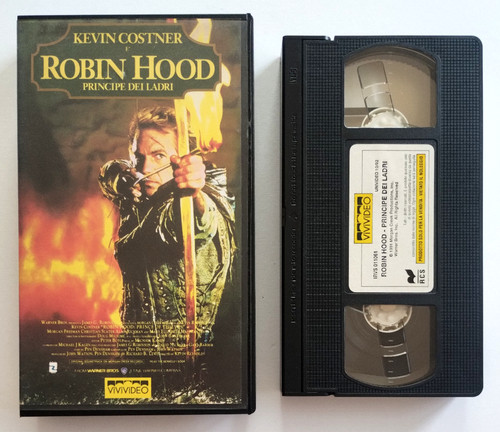 Vhs robin hood principe dei - robin,